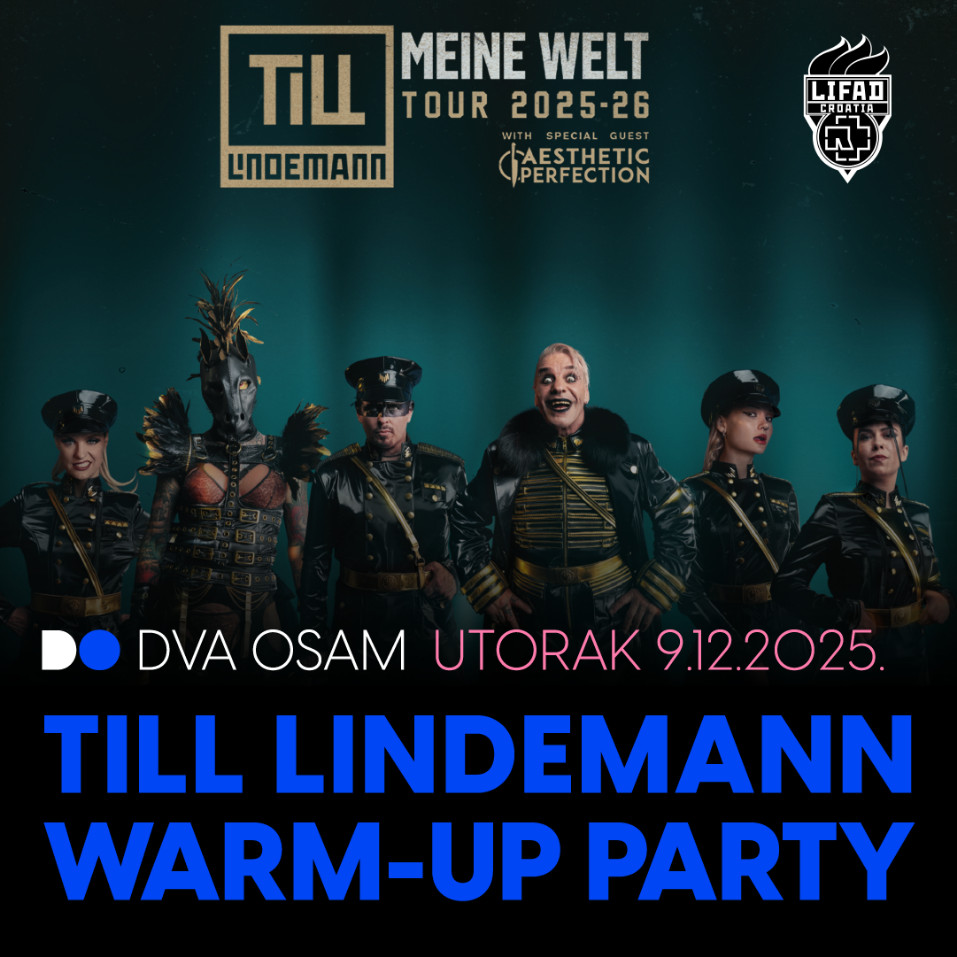 TILL LINDEMANN WARM-UP PARTY U DVA OSAM 9. 12. 2025.