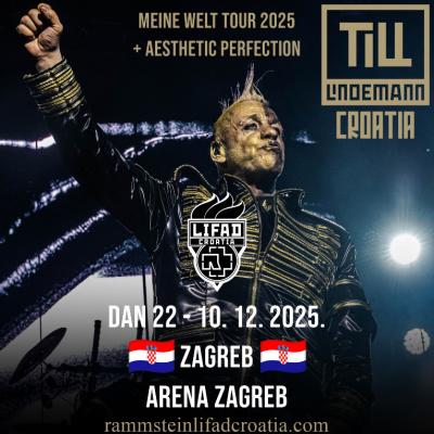 Najava Fanova Till Lindemann U Areni Zagreb 10. 12. 2025 20